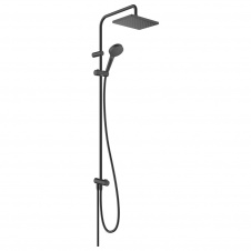 HANSGROHE VERNIS SHAPE душевая система Showerpipe Reno 230, цвет черный матовый