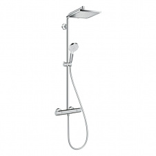 HANSGROHE CROMETTA E 240 1jet Showerpipe душевая система с термостатом, хром
