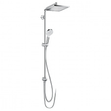 HANSGROHE CROMETTA E 240 1jet Showerpipe Reno душевая система EcoSmart 9 л / мин, хром