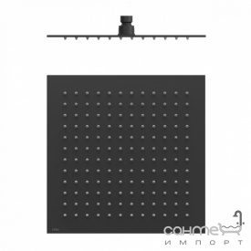 Верхний душ квадратный Tres Inox 134315012NM матовый черный