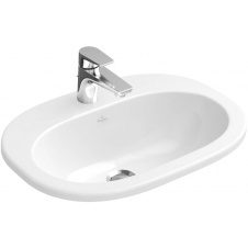 VILLEROY & BOCH O.NOVO умывальник встраиваемый 56*40,5см, белый альпин
