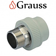 Фото - Grauss Муфта с наружной резьбой d40*1 1/4н (под ключ), Германия Grauss Муфта с наружной резьбой d40*1 1/4н (под ключ), Германия