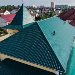 Металлочерепица монтеррей (Польша) коричневая Харьков