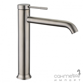 Смеситель для раковины высокий Imprese Brenta ZMK081906011 никель