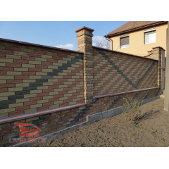 Цегла для паркану LAND BRICK колота 250х100х65 мм Київ