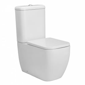 VOLLE ORLANDO компакт: унитаз 64,5*35,5*84см напольный, гор. выпуск, нижний подвод, бачок 3/6л, сиденье твердое Slim slow-closing