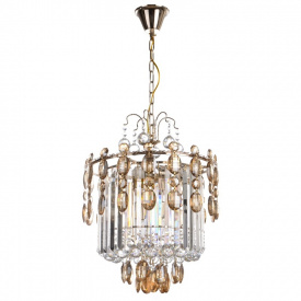 Люстра хрустальная Brille E14 Золотистый