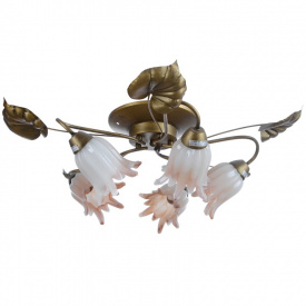 Люстра Brille Флористика 60W E14 Коричневый