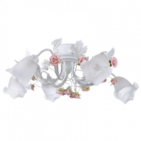 Люстра Brille Флористика 60W E14 Белый