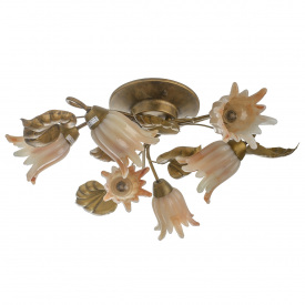 Люстра Brille Флористика 60W E14 Коричневый