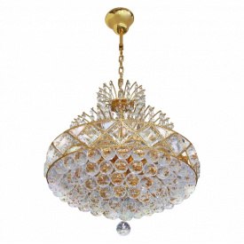 Люстра хрустальная Brille 40W E14 Золотистый