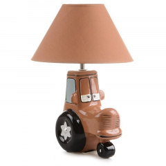 Настольная лампа для детской "Трактор" Brille 40W TP-023 Коричневый Виноградів