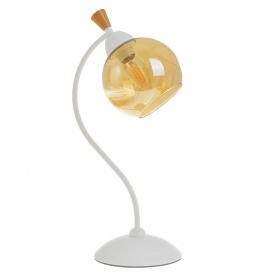 Настольная лампа в современном стиле Brille 60W BL-586 Белый