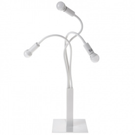 Настольная лампа в современном стиле гибкая Brille 40W BL-423 Белый