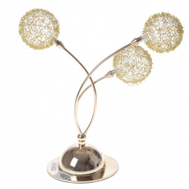 Настольная лампа в современном стиле декоративная Brille 20W BR-01314 Золотистый