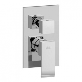 Смеситель для душа Paffoni Elle скрытого монтажа с переключателем 3 выхода, хром (EL019CR)