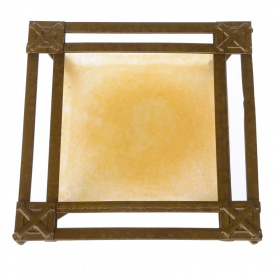 Светильник настенно-потолочный Кантри Brille 60W BKL-080 Коричневый