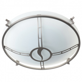 Светильник настенно-потолочный Brille 60W W056 Никель