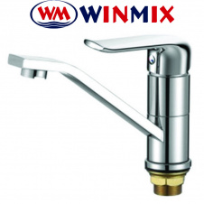 Смеситель для умывальника елка на гайке 15см Winmix Premium Medea (Chr-555), Польша