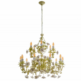 Люстра Brille 40W E14 Зеленый