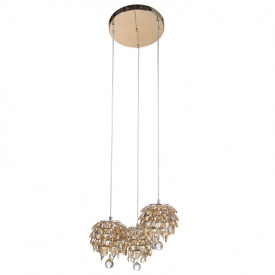 Люстра подвесная Brille 21W Золотистый