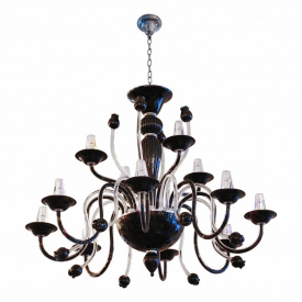 Люстра Brille Свеча 30W G4 Черный