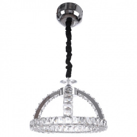 Люстра подвесная Brille 28W Хром