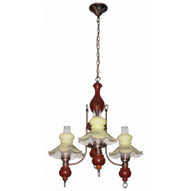 Люстра Brille Кантри 60W E14 Медь