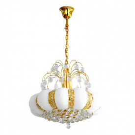 Люстра большая Brille 40W E14 Золотистый