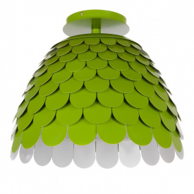 Люстра Brille Чешуя 60W E27 Зеленый