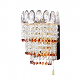 Бра LED хрустальное с выключателем Дворцовый Brille 40W BCL-483 Золотистый