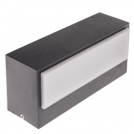 LED подсветка Brille Пластик 10W AL-239 Серый 34-202