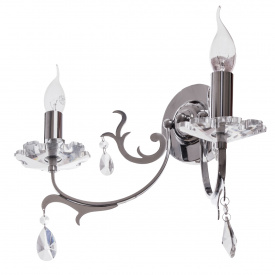 Бра хрустальное свеча Классическое Brille 60W BCL-410 Хром