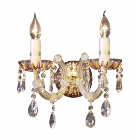 Бра хрустальное свеча Барокко Brille 40W CR-601 Бесцветный