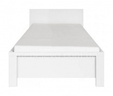 кровать LOZ 90 с каркасом Кристина нимфея альба + белый глянец БРВ 