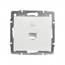 Комп'ютерна розетка Lezard Rain RJ45 5 категорія Біла (703-0288-139)