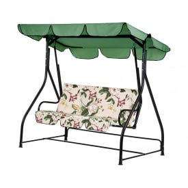 Садовая качеля Vitan Вероника 140х51 cм на ножках с крышей