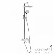 Фото - Душевая стойка Q-tap Grand QTGRAWCR1004 белый/хром Душевая стойка Q-tap Grand QTGRAWCR1004 белый/хром