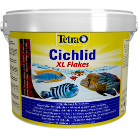 Корм Tetra Cichlid XL Flakes для аквариумных рыб в хлопьях 10 л (4004218201415)