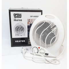 Тепловентилятор портативний електричний Дуйка Opera OP-H0002 Digital Heater 2кВт Білий Чернігів