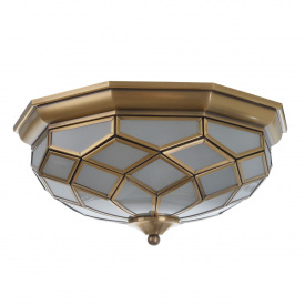 Светильник уличный потолочный Brille 60W GL-114 Бронзовый