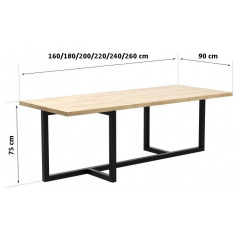 Обідній стіл у стилі LOFT (NS-1153) Черкаси