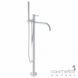 Смеситель для ванны напольный Bugnatese Kobuk KOBOP2260 bianco матовый белый