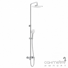 Душевая стойка с смесителем для ванны Imprese Bila Desne T-10305 SQ хром
