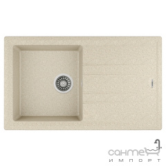 Мойка гранитная Teka Stone 50 B-TG 1B 1D 115330019 белая Золотоноша