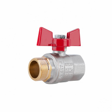 Кран шаровой SD Plus 3/4&quot; ВН для воды (бабочка) SD607NW20PN40
