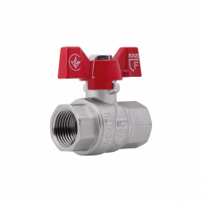 Кран шаровой SD Forte 1/2&quot; ВР для воды (бабочка) SF602W15