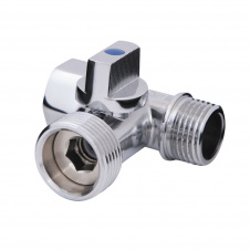 Кран приборный шаровой SD Forte 1/2&quot;х3/4&quot;х1/2&quot; SF186W152015