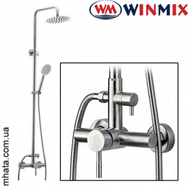 Winmix SUS-003-J Душевая колонна со смесителем из нерж. стали SUS304