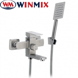 Змішувач для ванни короткий ніс Winmix Kub (Chr-009), Польща (нержавіюча сталь)